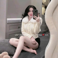 ÁO LEN NỮ CỔ LÔNG Q.C THU ĐÔNG HOT HIT SẴN