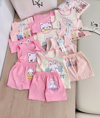 SET 3 BỘ BA LỖ THỎ YUMMY BÉ GÁI