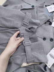 SET MĂNG TÔ DÁNG NGẮN MIX CV A NỮ THU ĐÔNG SẴN
