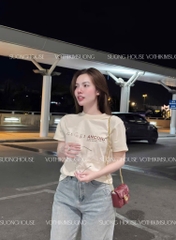 ÁO PHÔNG TEE CỘC TAY 2 MÀU NỮ