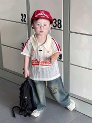 SET ÁO LƯỚI QUẦN BÒ BÉ TRAI