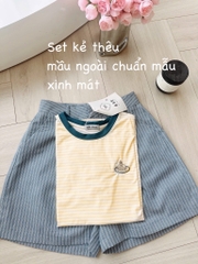SET BỘ KẺ ÁO PHỐI THÊU NỮ SẴN