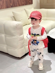 SET 3 BỘ DÀI TAY SPIDERMAN BATMAN BÉ TRAI SẴN