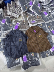 BỘ PIZAMA CỘC KẺ IN MICKEY NỮ SẴN (SALE 95k)