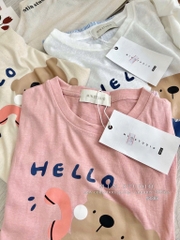 SET ÁO COTTON GIẤY QUẦN THÔ MỀM 3 MÀU NỮ