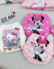 SET 3 BỘ DÀI MICKEY HELLO KITTY TONE HỒNG BÉ GÁI(XẢ 155k)