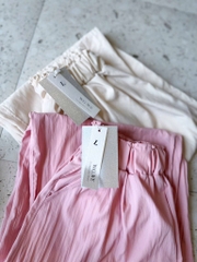 SET 2 QUẦN BAGGY BE HỒNG PASTEL GIÓ NHĂN NỮ (TĂNG GIÁ)