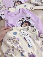SET 2 BỘ COTTON LABUBUTHU ĐÔNG  BÉ GÁI (sale 79k)