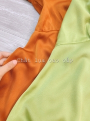 VÁY CỔ V DÚM NGỰC 2 MẦU