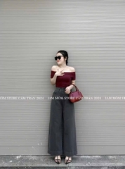 QUẦN JEAN NỮ SUÔNG TRƠN MÀU KHÓI SẴN (SALE 99k)