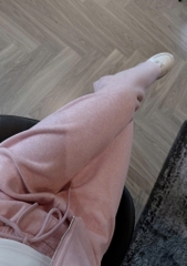 SET BỘ DÀI NỈ KÉO KHOÁ HỒNG THÊU NỮ THU ĐÔNG