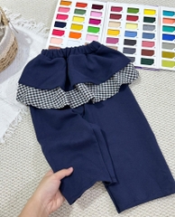 SET BỘ NỈ 2 DA KÈM KHĂN BÉ GÁI MÀU THAN