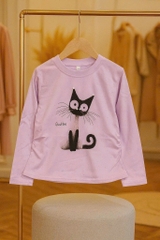 ÁO PHÔNG MÈO DÀI TAY QCCC BÉ GÁI