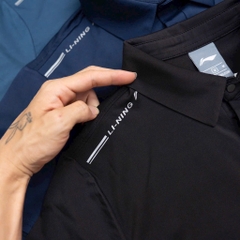 BỘ CỘC THỂ THAO LINING CỔ ĐỨC QUẦN ĐEN NAM