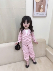 BỘ DÀI LÔNG THỎ KITTY BÉ GÁI 3 MÀU SẴN (SALE 59k)