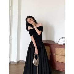 VÁY TRỄ VAI PHA THÔ