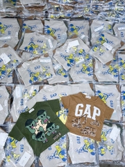 SET 3 ÁO GAP TONE MÀU XÁM RÊU NÂU BÉ TRAI SẴN( xả 69k)