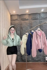 ÁO GIÓ CROP NỮ SẴN