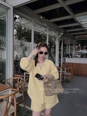 SET BỘ VÀNG PASTEL XINH NỮ SẴN