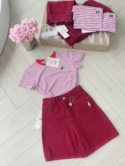 SET ÁO PHÔNG PHỐI MIX QUẦN JEAN SHORT LỬNG THÊU NỮ SẴN( Xả 145k)