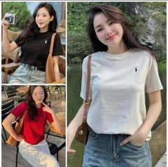 SET 3 ÁO PHÔNG THÊU NGỰA CỘC TAY NỮ SẴN( XẢ 89k)