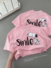 ÁO PHÔNG HỒNG SNOPY NỮ