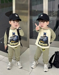 SET 2 BỘ DÀI BATMAN TONE RÊU BÉ TRAI SẴN