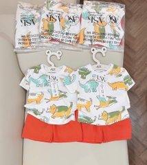 SET KHỦNG LONG QUẦN CAM BÉ TRAI SẴN (SALE 62k)
