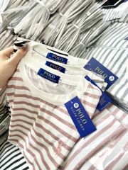 ÁO PHÔNG NỮ KẺ SỌC THÊU POLO 3M NEW(xả 48k)