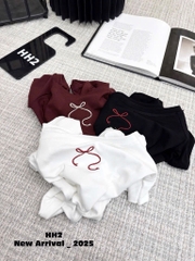 SET 3 ÁO ZIP TRỄ VAI THÊU NƠ