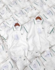 ÁO TRẮNG VIỀN XANH LACCOT NỮ