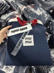 SET NỈ NỮ MIU MIU PHỐI MÀU NEW SB2214 THU ĐÔNG SẴN (SALE ĐỎ 110k)