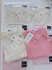ÁO SƠ MI CÀI SAU 2 MÀU TÚI TRƯỚC NỮ (SALE 75k)