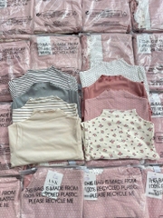 SET 4 ÁO ZIP GIỮ NHIỆT DÀI TAY BÉ GÁI