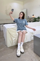 ÁO PHÔNG XANH LA NỮ