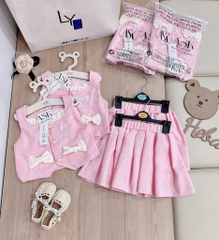SET VÁY DẠ BARBIE TIỂU THƯ BÉ GÁI THU ĐÔNG