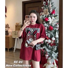 ÁO PHÔNG ĐỎ GẤU MOSCHI NỮ
