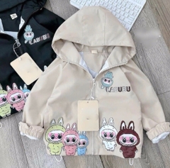ÁO KHOÁC GIÓ LABUBU DÀI TAY CHO BÉ - SALE 59k- SẴN