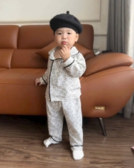 SET 2 BỘ PIZAMA BÉ TRAI DÀI TAY SẴN