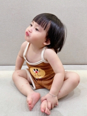 SET 3 BỘ 2 DÂY NÂU HỒNG XANH BÉ GÁI SẴN(XẢ 95k)