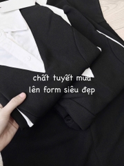 VÁY PHỐI XẺ TRƯỚC NẮP TÚI NỮ THU ĐÔNG SẴN