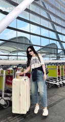QUẦN BAGGY BÒ NỮ TÚI CÚC