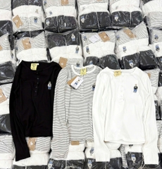 COMBO 3 ÁO THUN ZIP THÊU GẤU DÀI TAY NỮ THU ĐÔNG