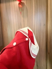 ÁO LEN CARDIGAN 2 MÀU CỔ THUỶ THỦ NỮ THU ĐÔNG SẴN