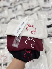 SET 3 ÁO ZIP TRỄ VAI THÊU NƠ