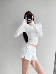 QUẦN SOOC CẠP CHUN DÂY 3 MÀU NỮ
