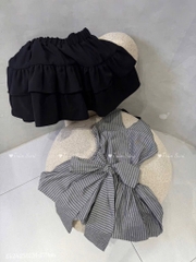 SET ÁO YẾM MIX CHÂN VÁY TẦNG HOT NỮ