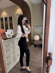 QUẦN LEGGING HỘP MÈO NÂU NỮ