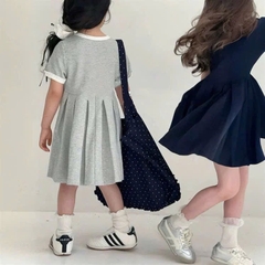 SET HAI VÁY HOẠ TIẾT TRÁI TIM BÉ GÁI SẴN (XẢ 70k)