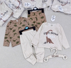 SET 2 BỘ DÀI KHỦNG LONG TONE NÂU BE SIÊU XINH